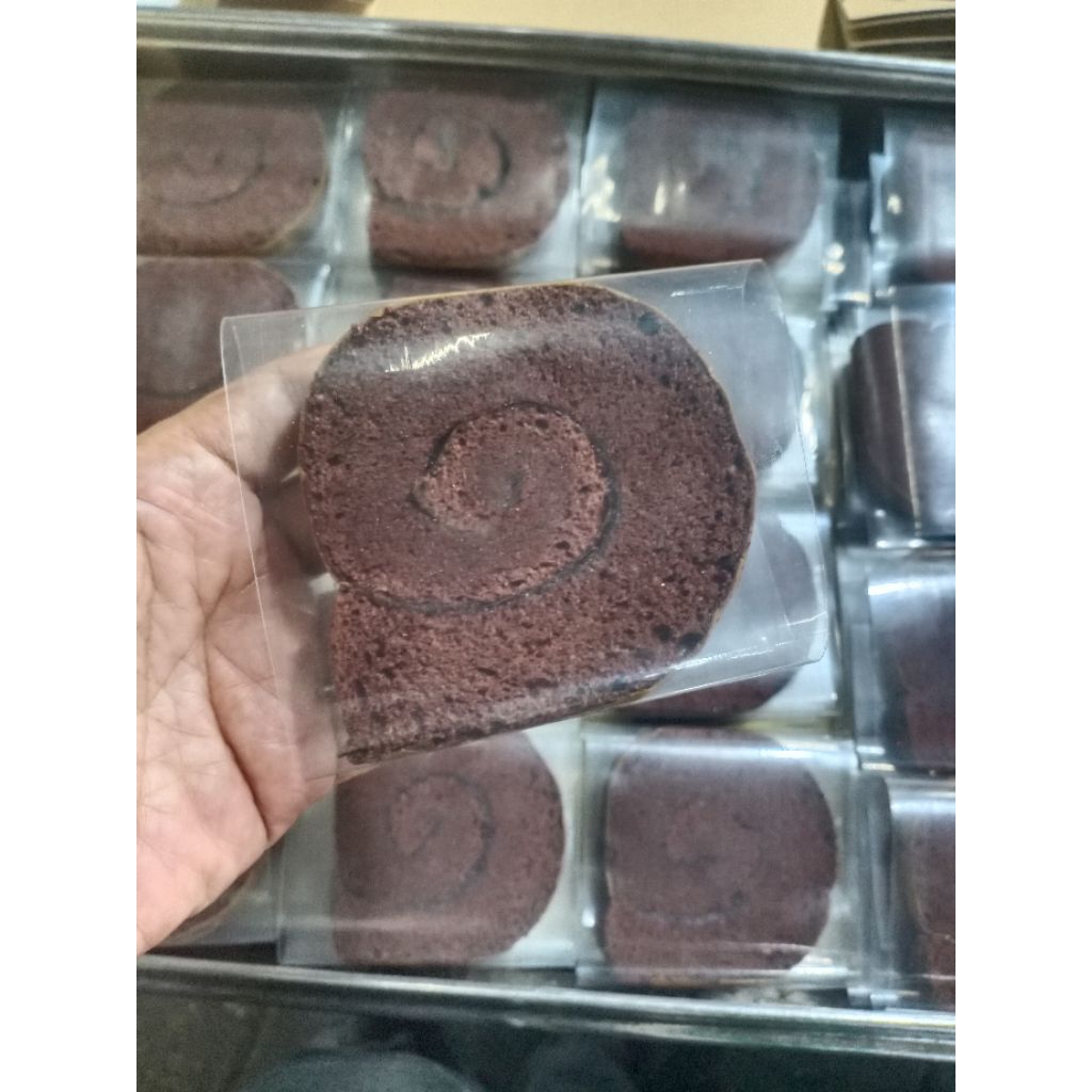 BOLU GULUNG COKELAT - KUE BASAH JAJANAN PASAR SENEN