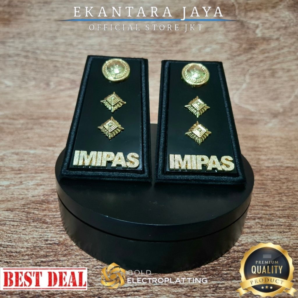 Pangkat PDH Imipas 4A terbaru / Pangkat PDH Kemenimipas 4A Logam terbaru 2026 Premium DELTA ORIGINAL