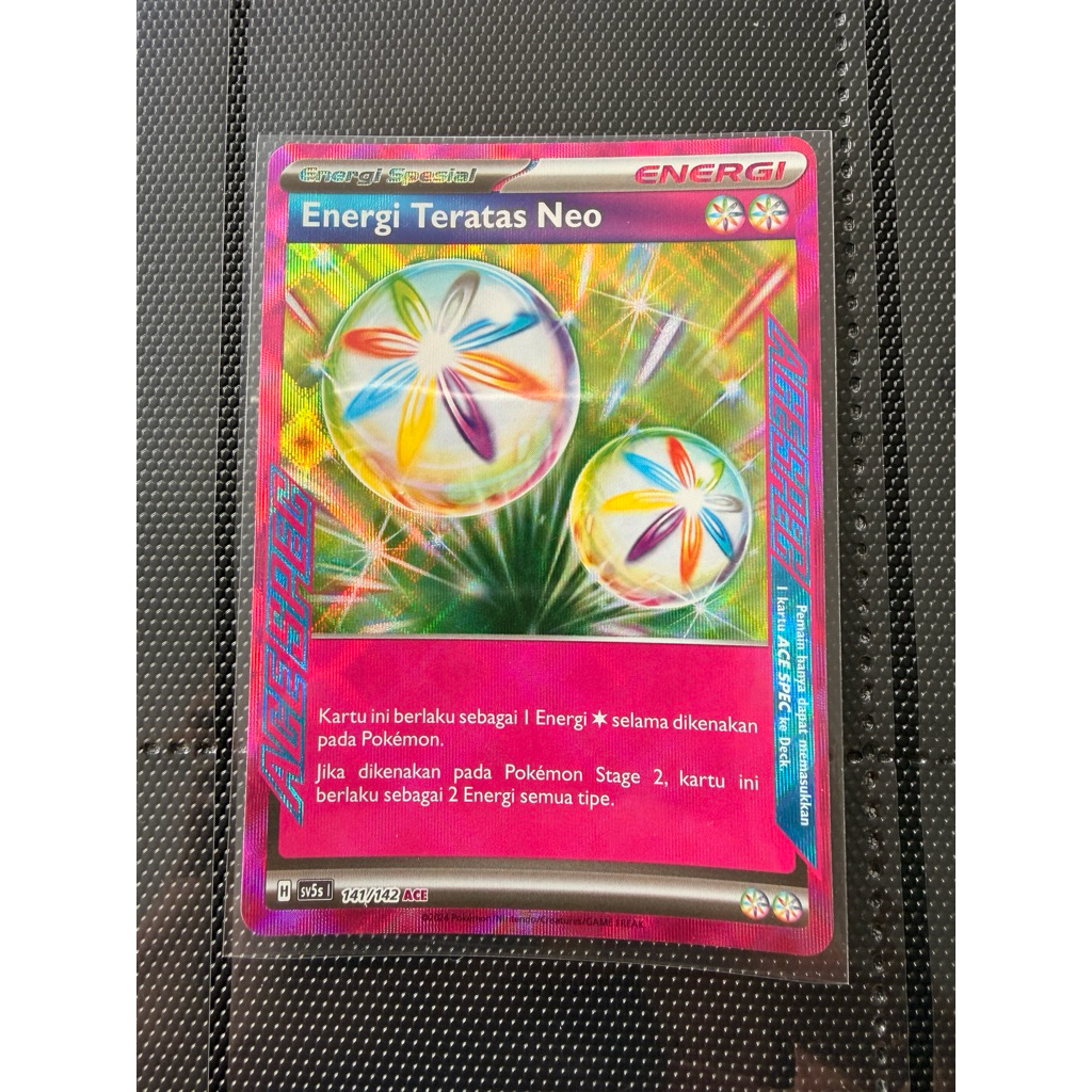 Pokemon Energi Teratas NEO ACE 141/142 TCG Indonesia