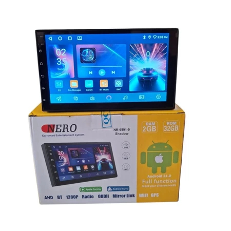 Head Unit Android NERO SHADOW Carplay Android Auto IPS 7 Inch Original 2GB-32GB Apple Carplay Androi