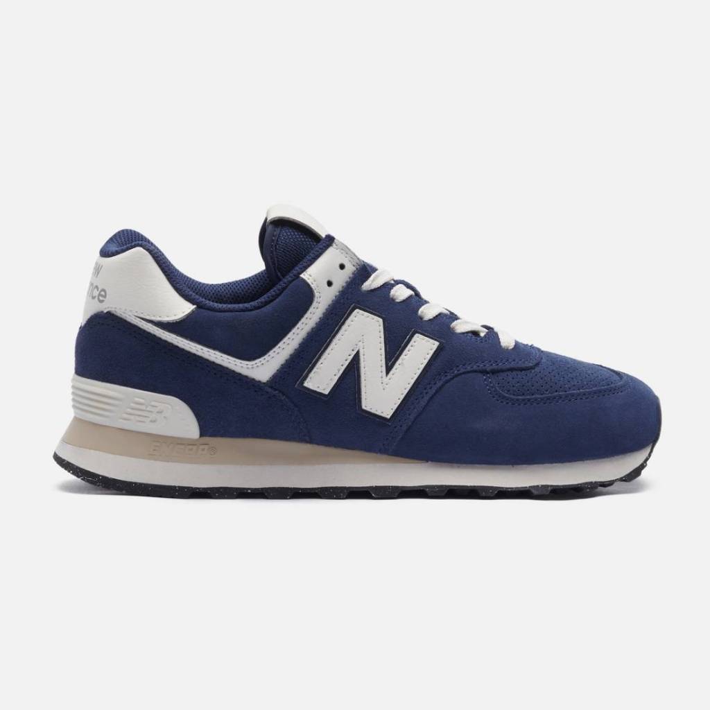 NB 574 Indigo Sea Salt Sneakers Pria ORIGINAL U574BCE