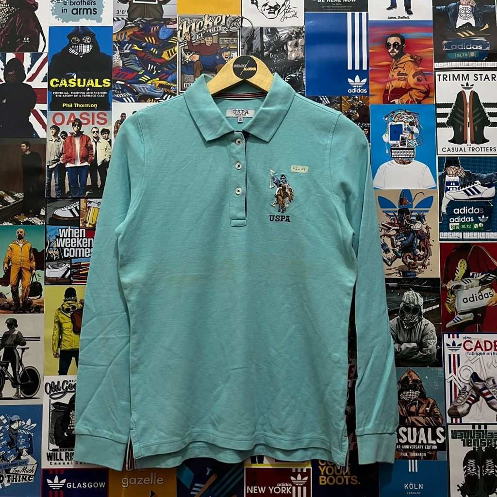 Long Sleeve / Polo Shirt / Rugby Shirt / Vintage / Second / USPA