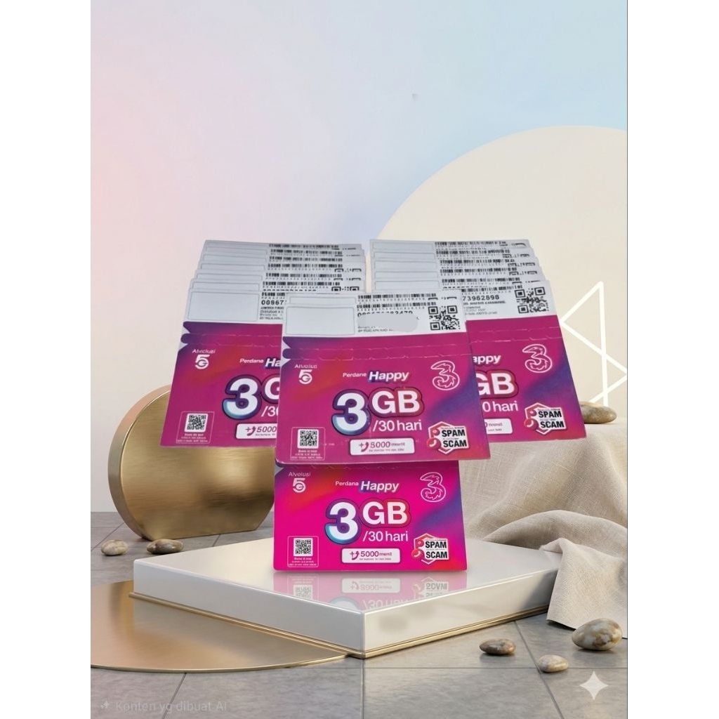 [PROMO] Kartu Perdana TRI 3GB. Siap Pakai