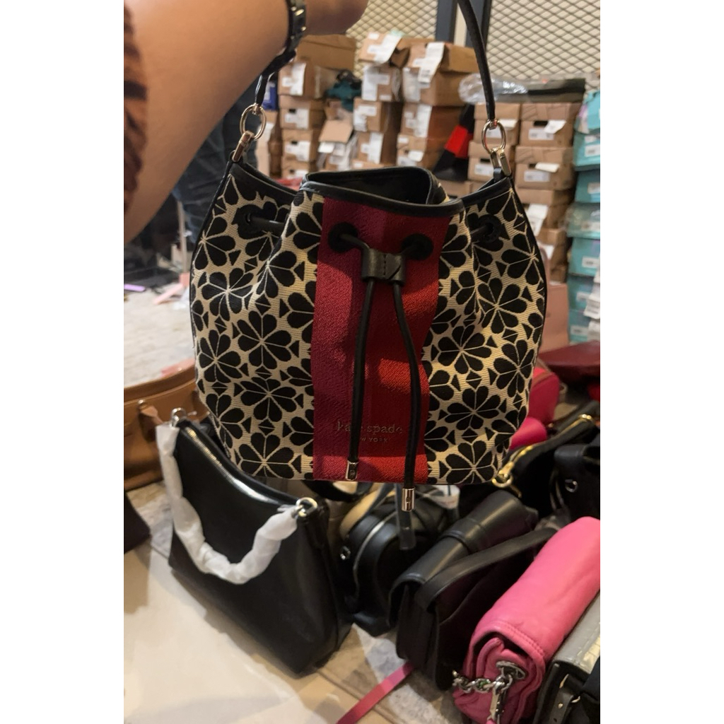 ks jacquard bucket flower serut