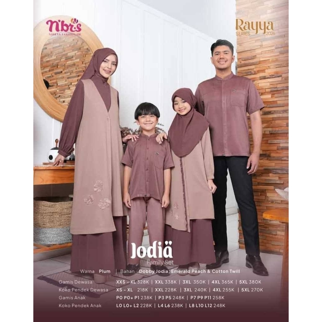 JODIA FAMSET BY NIBRAS (PLUM)