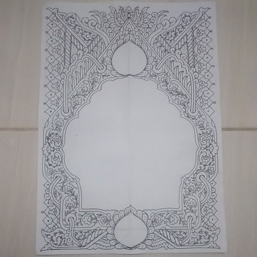 Mal kaligrafi mushaf A3