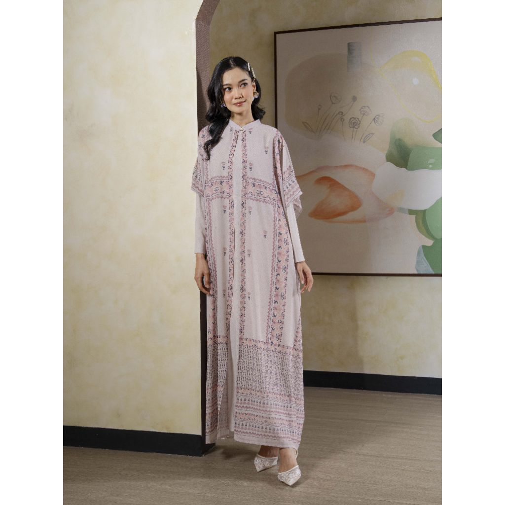 Nevra Dress Almond - Aleza Label | Gamis | Dress Set | Raya Collection 2026 | alezalabel
