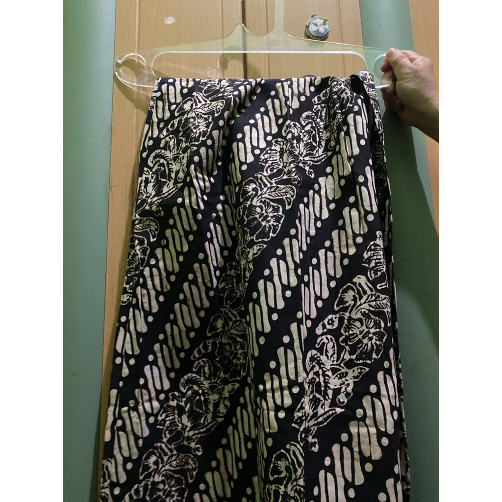 Rok batik wanita panjang bawahan muslim gaun pesta preloved