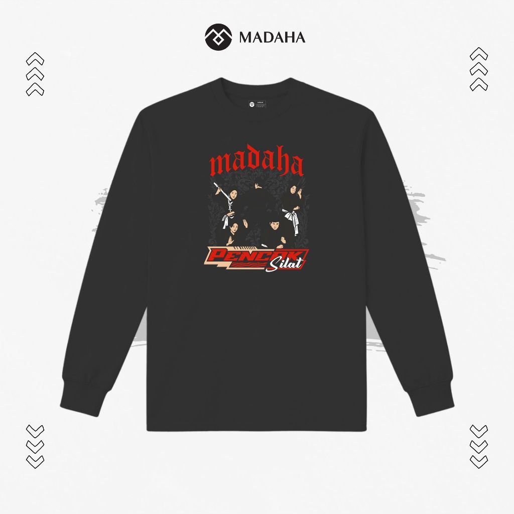Madaha Kaos Baju Lengan Panjang Pencak Silat Satria