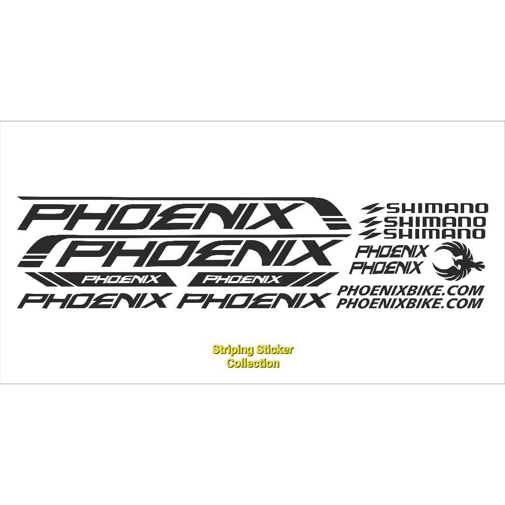 Sticker Cutting Sepeda PHOENIX SHIMANO
