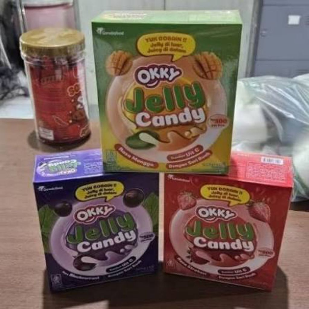 Okky Jelly Candy Permen Jelly Kenyal Manis