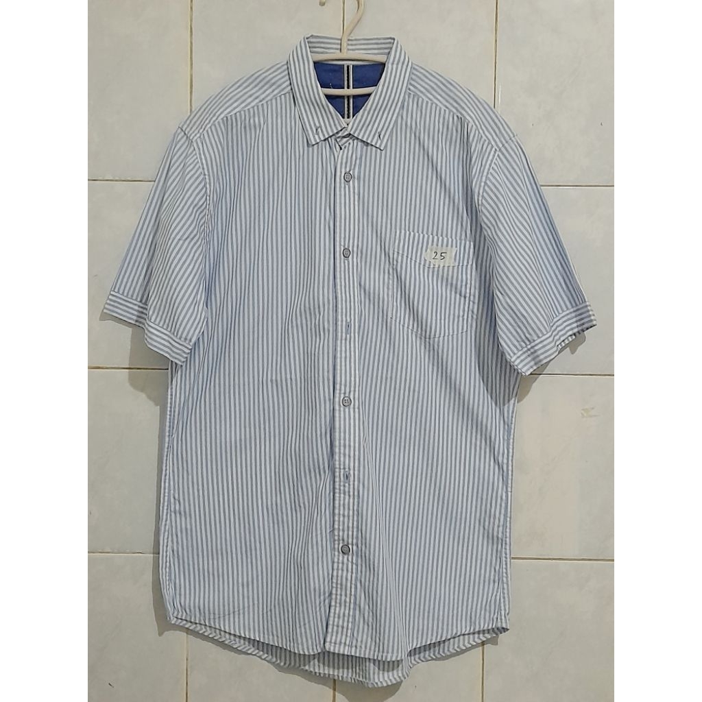 Kemeja pria salur biru