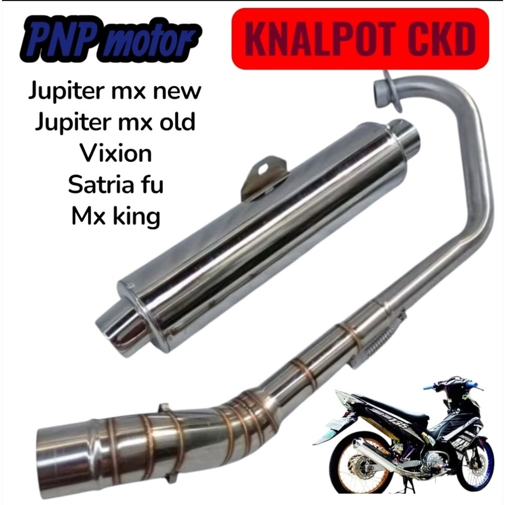 KNALPOT CKD STANDAR JUPITER MX NEW JUPITER MX OLD knalpot CKD standar JUPITER MX new JUPITER mx old 