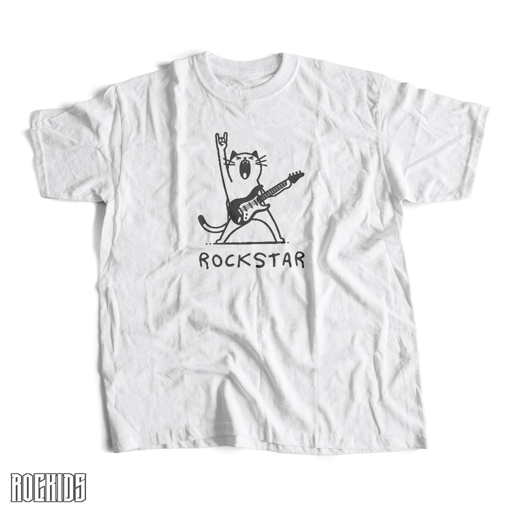 ROCKIDS - ROCKSTAR - TSHIRT - TEES - KIDSWEAR - KAOS ROCKSTAR - TSHIRT ROCKSTAR - TEES ROCKSTAR - KA