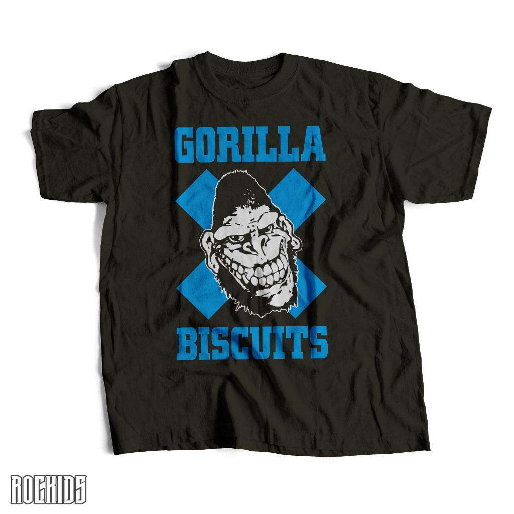 ROCKIDS - GORILLA BISCUITS - TSHIRT - TEES - KIDSWEAR - KAOS BAND - KAOS BAND GORILLA BISCUITS - KAO
