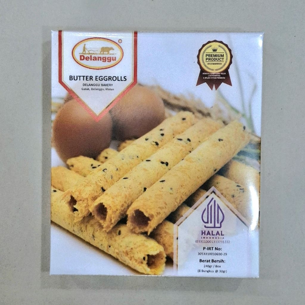 Butter Eggroll Premium Delanggu 240gr | Oleh oleh Khas Klaten