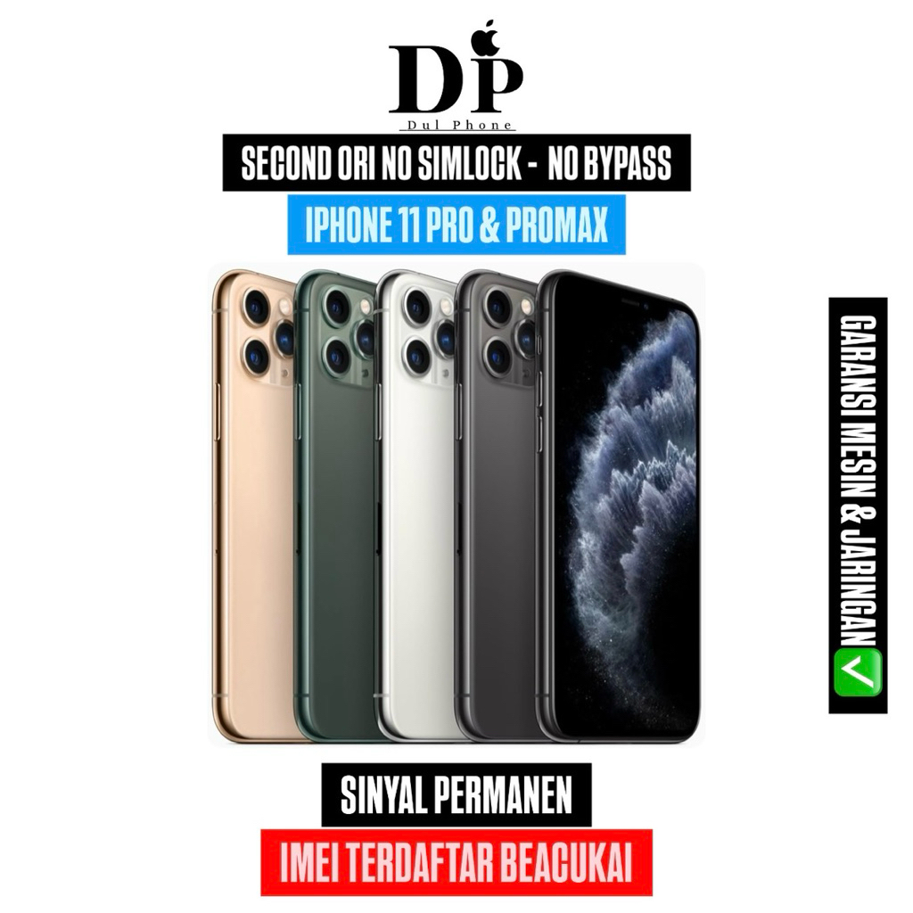 BC iPhone 11 Pro & Promax 512 256 64 Beacukai Second Like New dulphone