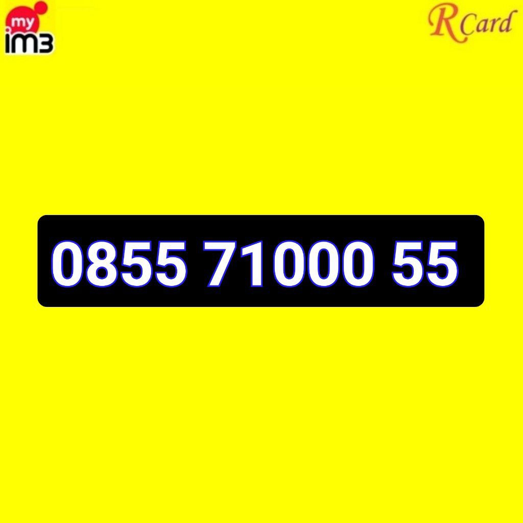 Perdana Nomor Cantik Indosat im3 11 digit 1000 55