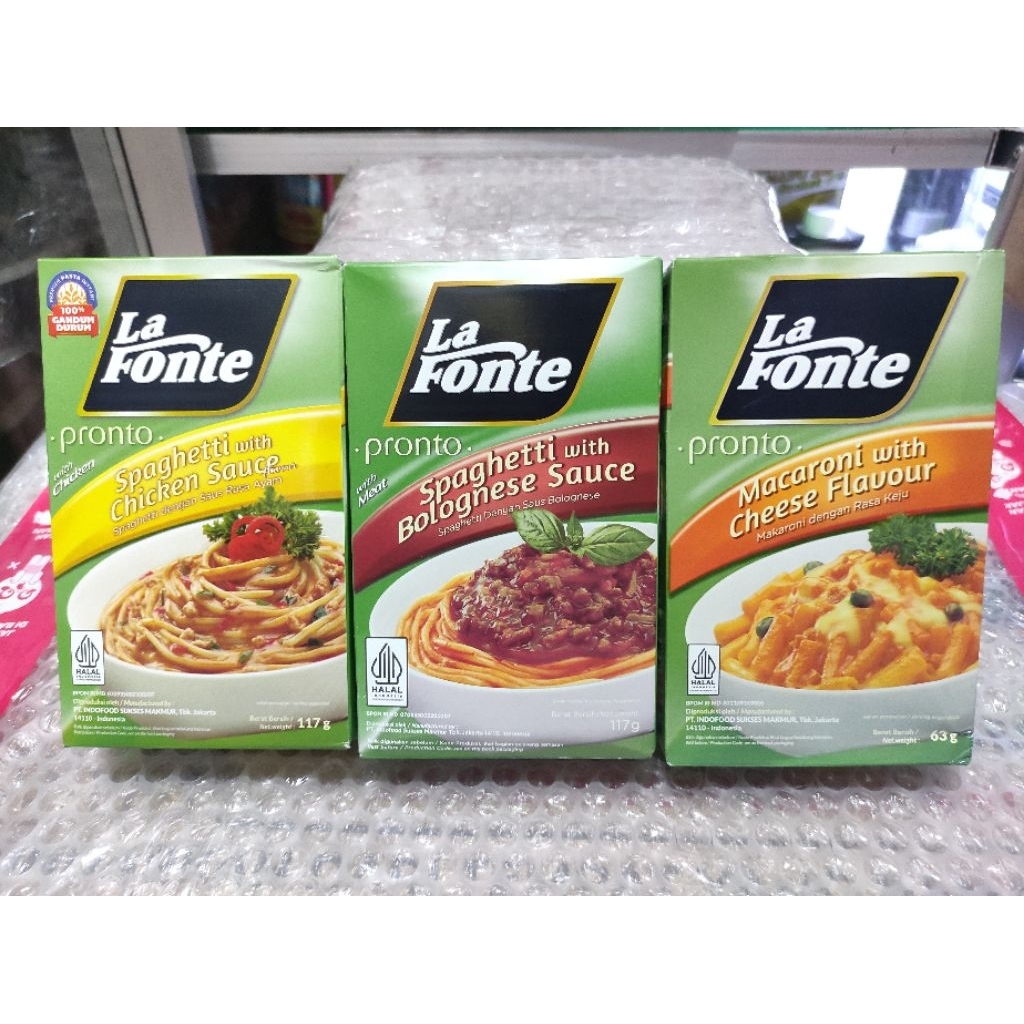 LA FONTE PRONTO SPAGHETTI CHICKEN 17 GR