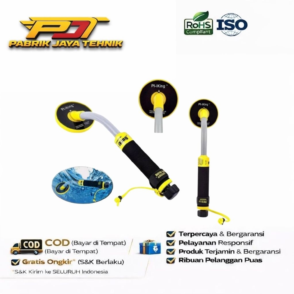 Underwater Metal Detector PI-iking 750 Induction harta karun dalam air