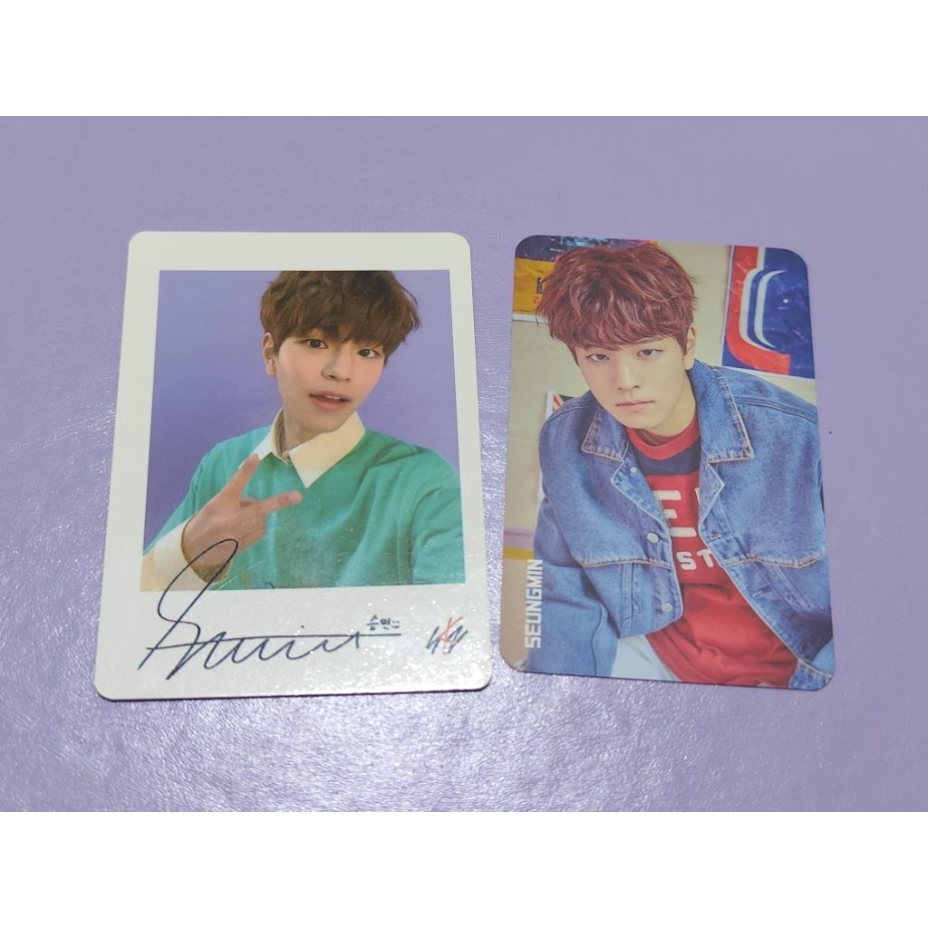 SALE OFFICIAL STRAY KIDS KIM SEUNGMIN PHOTOCARD 0th & 1st FANKIT