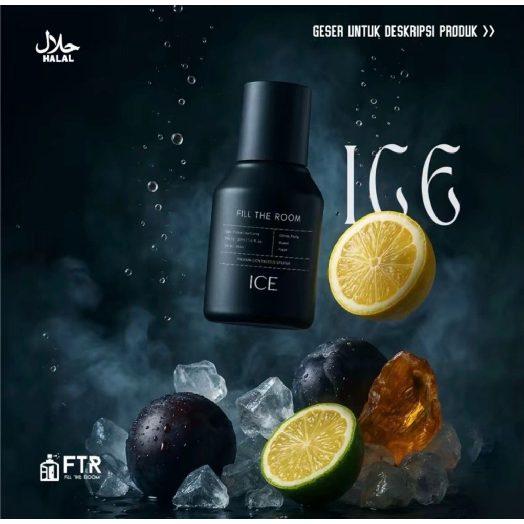 FTR ICE Series Extrait De Parfum 35ML Parfum Pria Wangi Tahan Lama - Long Lasting - Extrait Parfum -