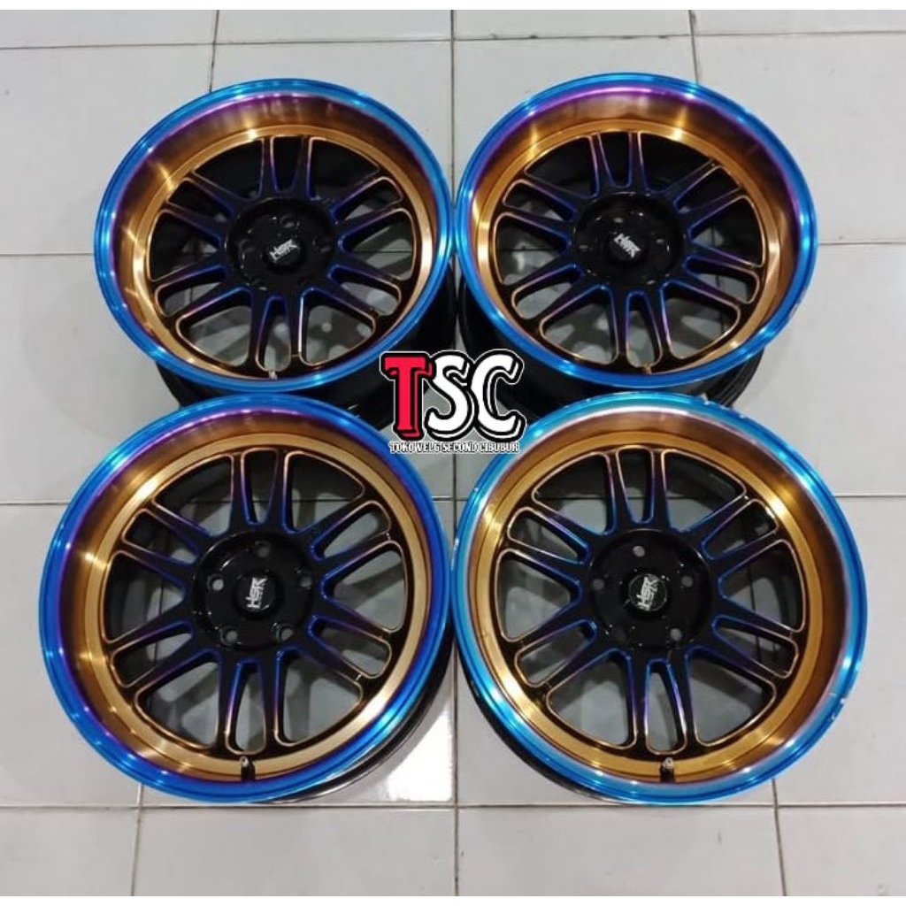 VELG SECOND | HSR BLY01 R17X8,5 PCD 5X114'3 ET 22 RAINBOW BUAT INNOVA REBORN VENTURER ZENIX CRV TURB