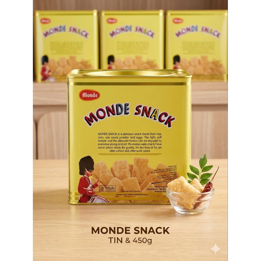 MONDE SNACK GOLD 450GRAM