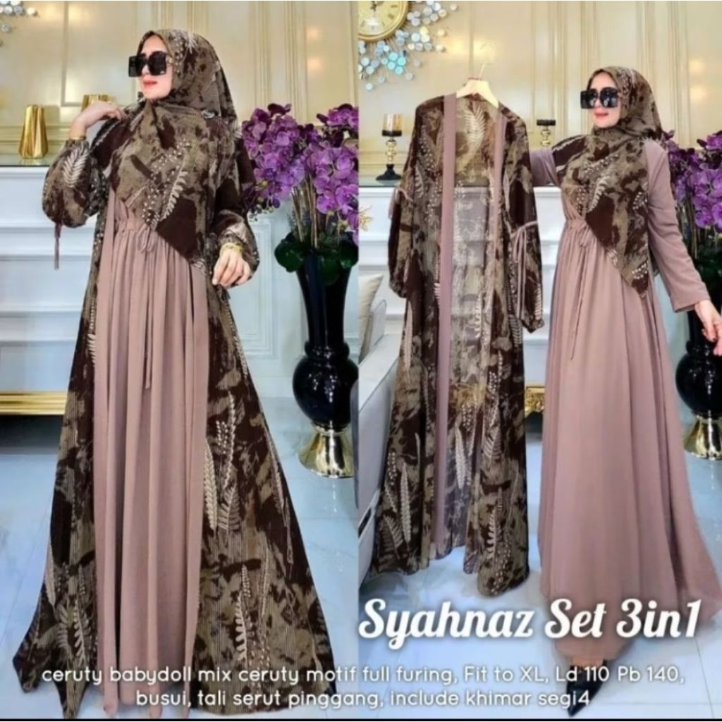 PL syahnaz set 3in1
