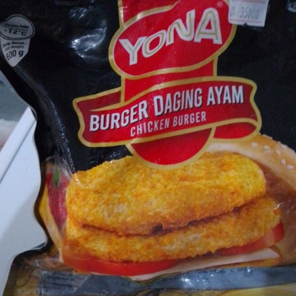 yona burger daging ayam