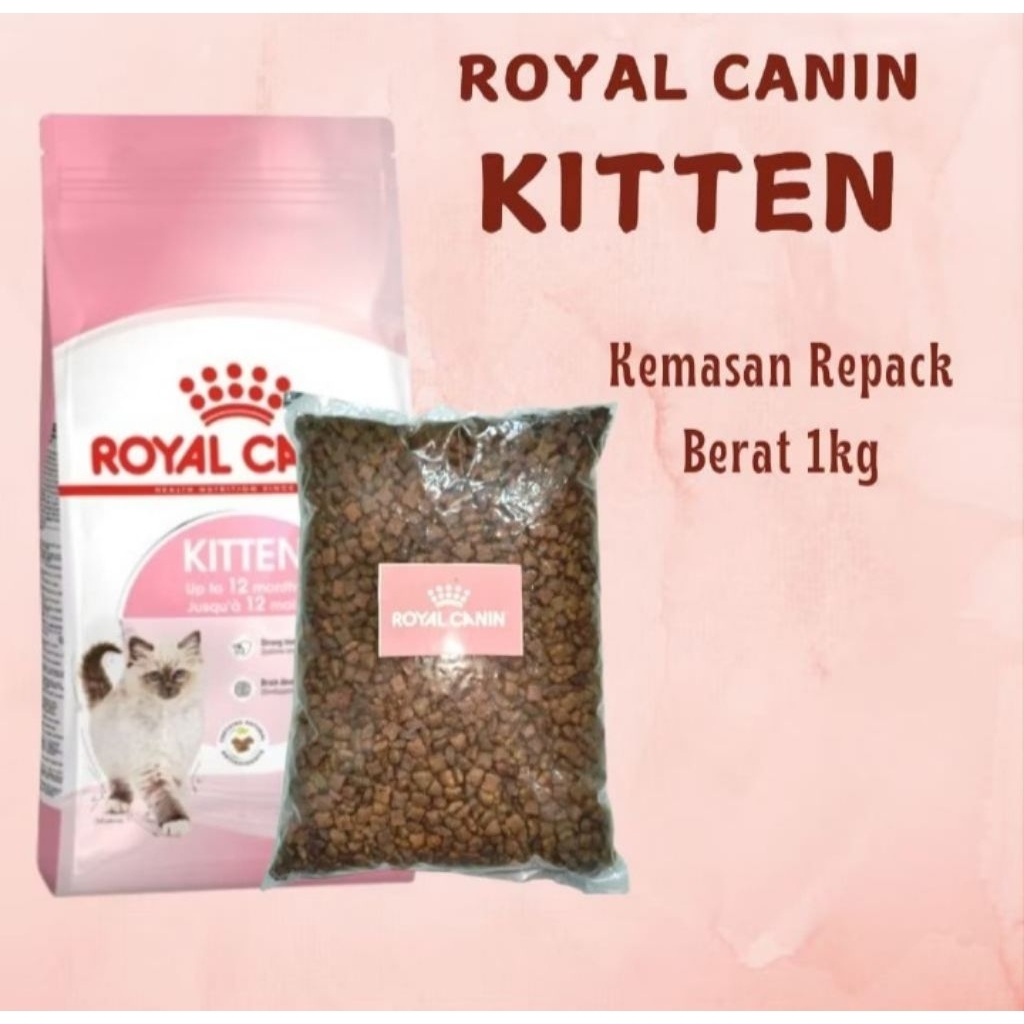 ROYAL CANIN KITTEN REPACK (1KG)KEMASAN PLASTIK