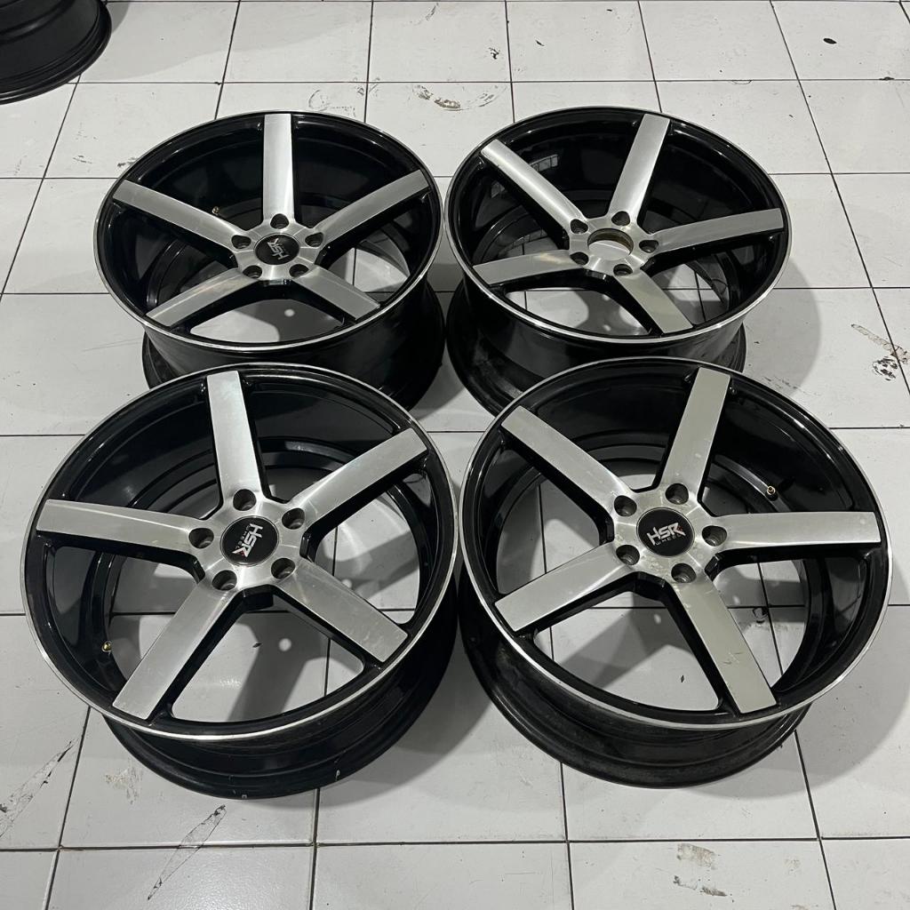 Velg mobil bekas hsr ne3 ring 18 pcd 5x114 lebar 8/9 et 40 - 35 velg only