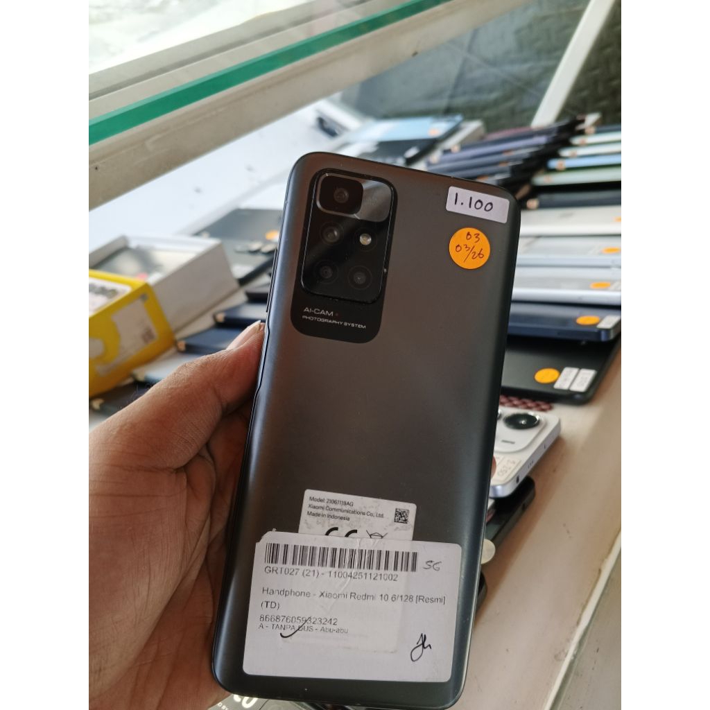 XIOMI REDMI 10 RAM 6/128GB NORMAL SIAP PAKAI ORIGINAL MULUS