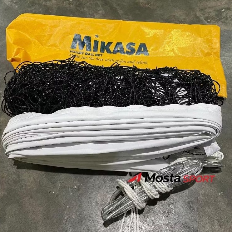 MIKASA GO SPORT NET LAPANGAN BOLA VOLI NET VOLI UKURAN DEWASA 9m Standar Professional PBVSI