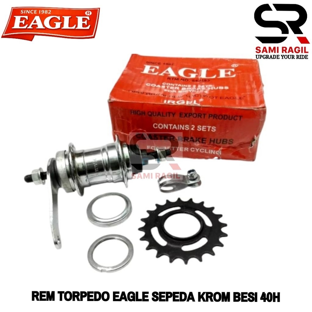 REM TORPEDO EAGLE SEPEDA JAWA JOWO JENGKI ONTHEL ONTEL LUBANG 40 KROM BESI HOLE 40H