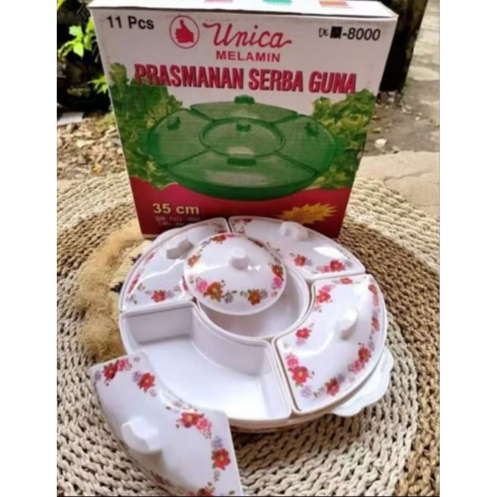 Prasmanan Bulat Melamin Unicha