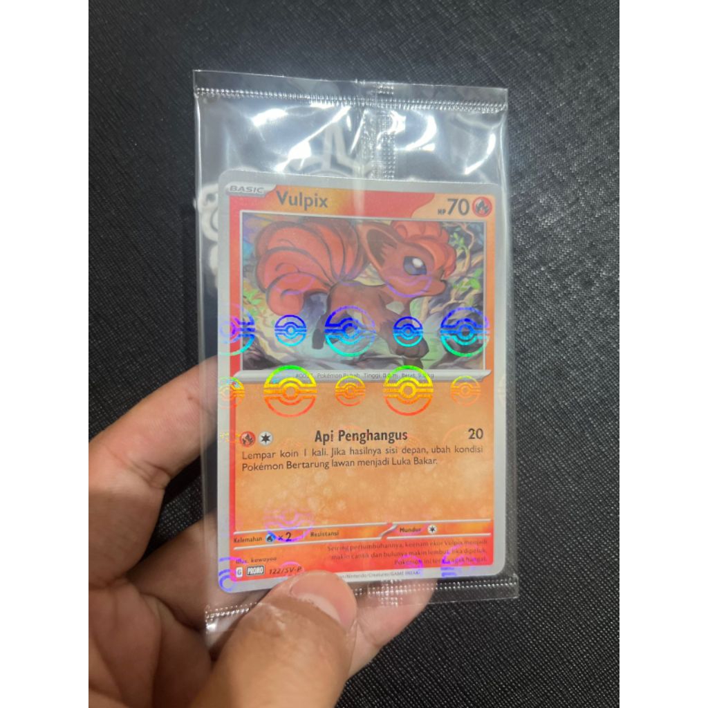 Pokemon Promo Vulpix pokeball 2024