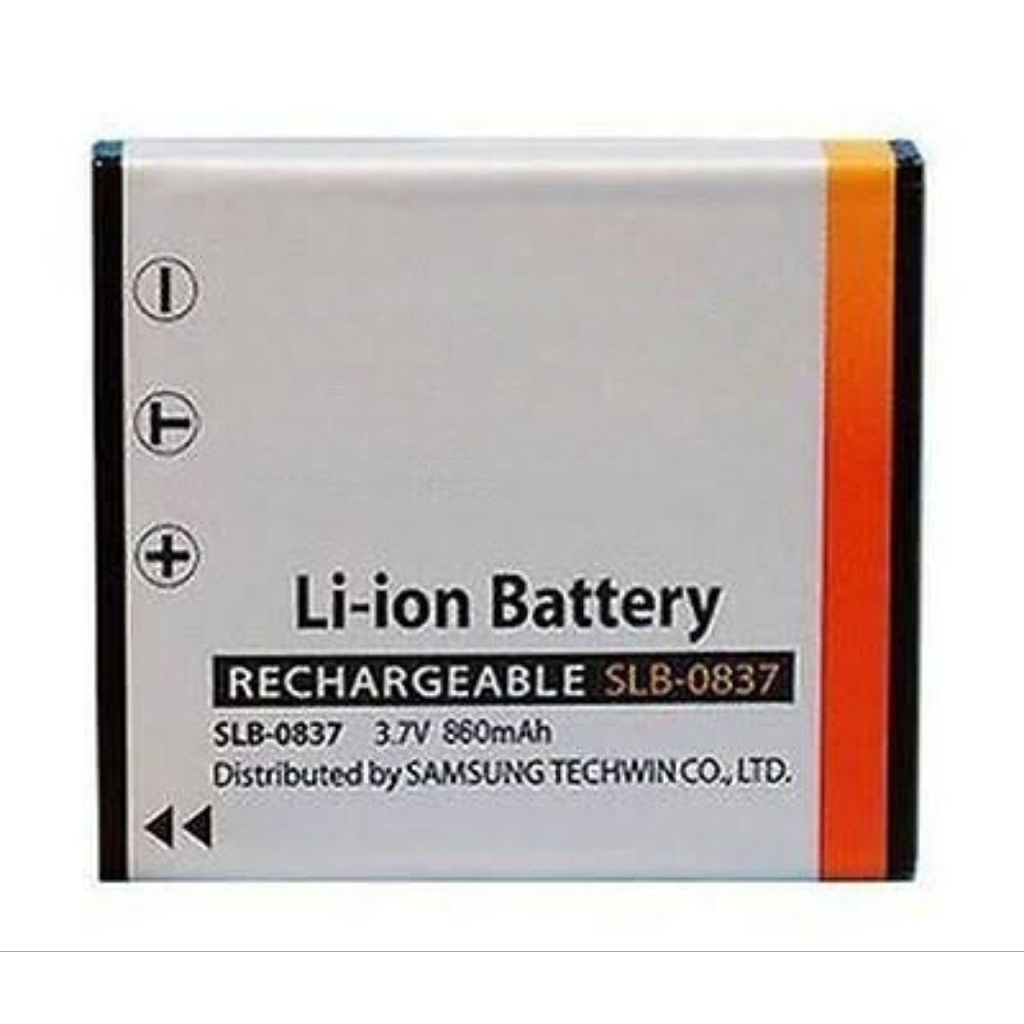 RC -  Baterai Camera Digi Max i6 i50 i70 i70S Batrai SLB-0837 0737 L50 L73 DigiMax i5 NV15 SBC-L5 SB