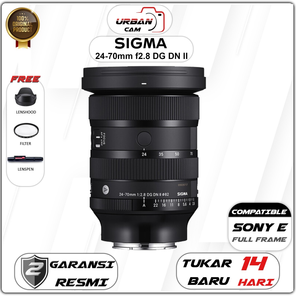 Sigma 24-70mm f2.8 DG DN II FULL FRAME FOR SONY E / Sigma 24-70mm f2.8 DG DN II FOR Sony