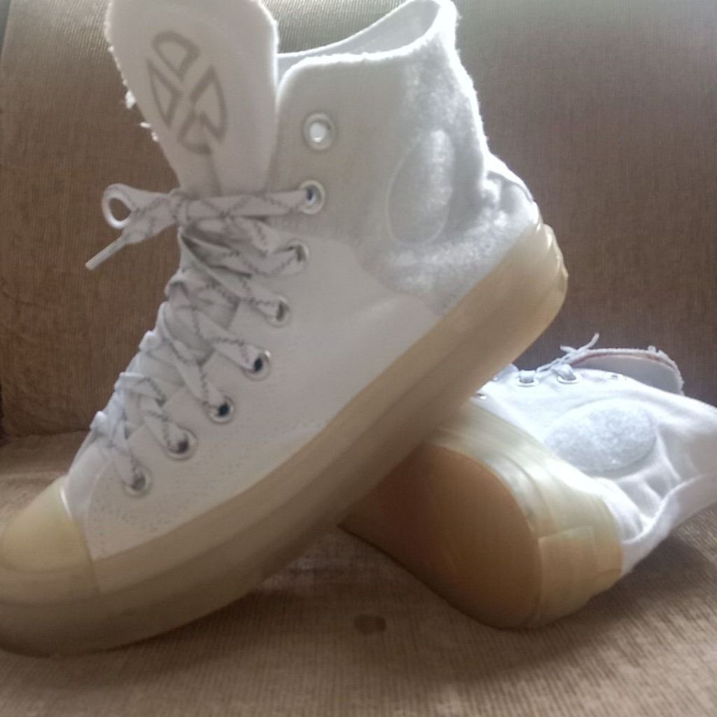 S257 sepatu42 Converse All Star white preloved