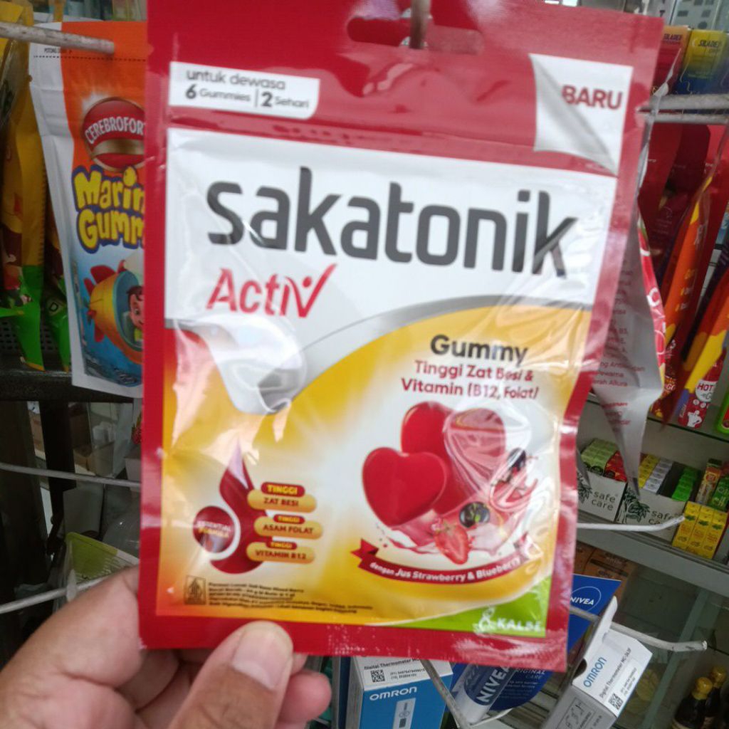 Sakatonik Activ Gummy - Multivitamin Zat Besi
