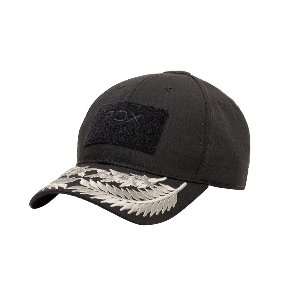 TOPI OPERATOR PATI HITAM LIST SILVER