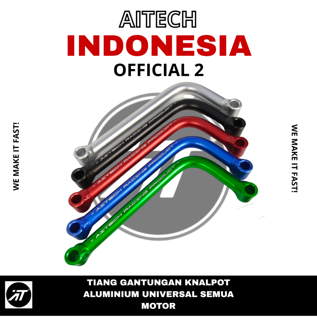 Tiang Knalpot L for Ninja, Matic, Universal Aitech / Tiang knalpot