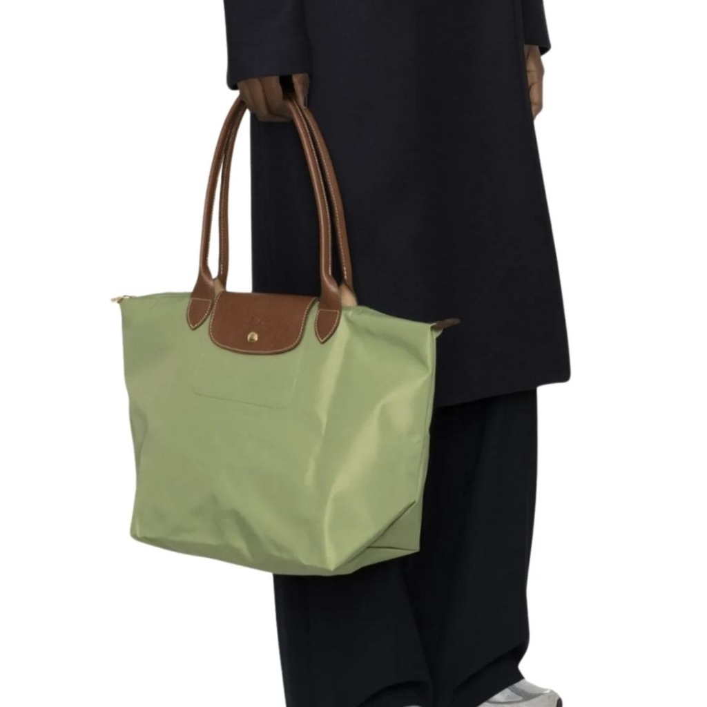 NEW Tas LC Classic Handle Kulit Sapi Asli warna hijau