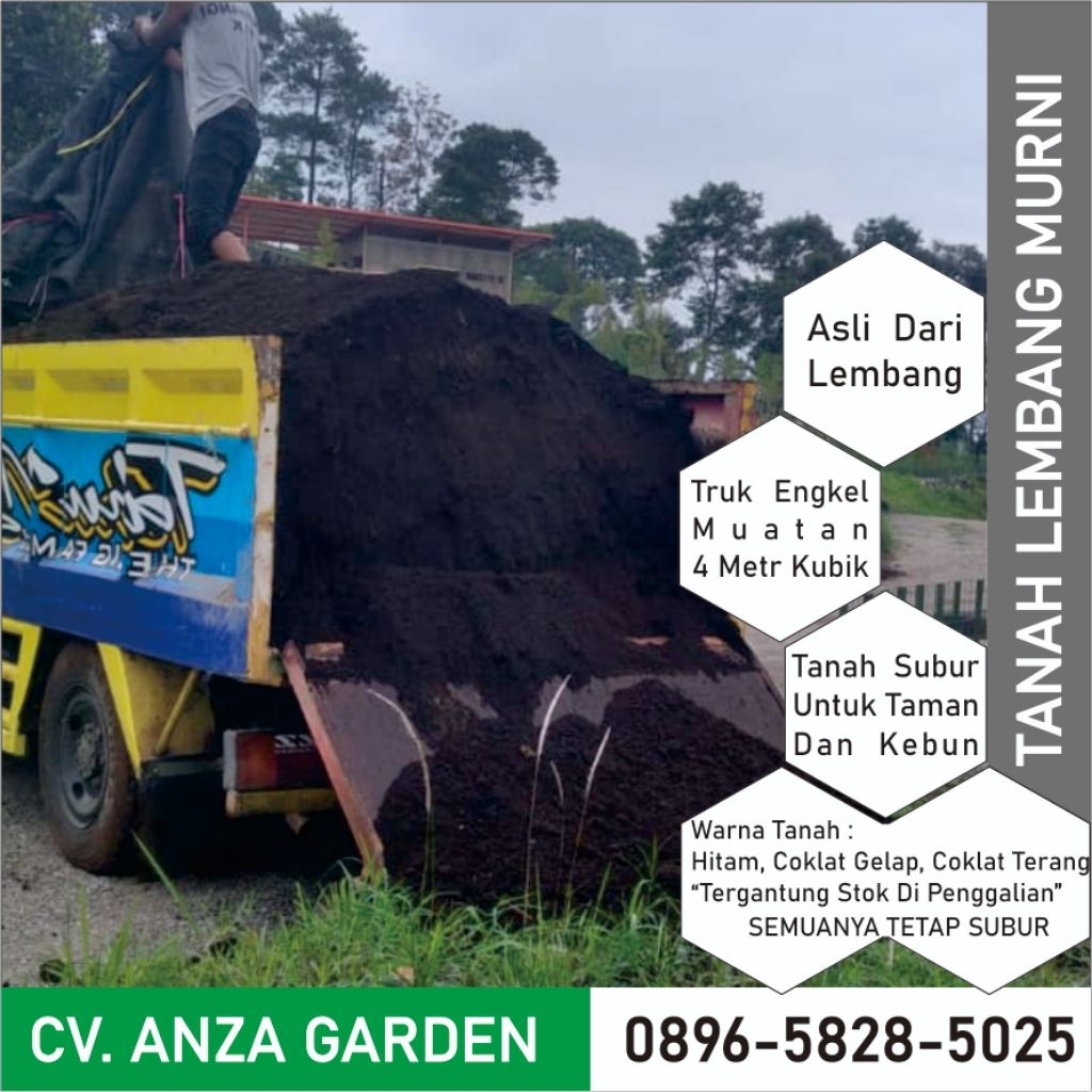 Tanah Lembang ke JAKARTA | TANAH SUBUR LEMBANG | Tanah Lembang Truk Engkel 4 Kubik