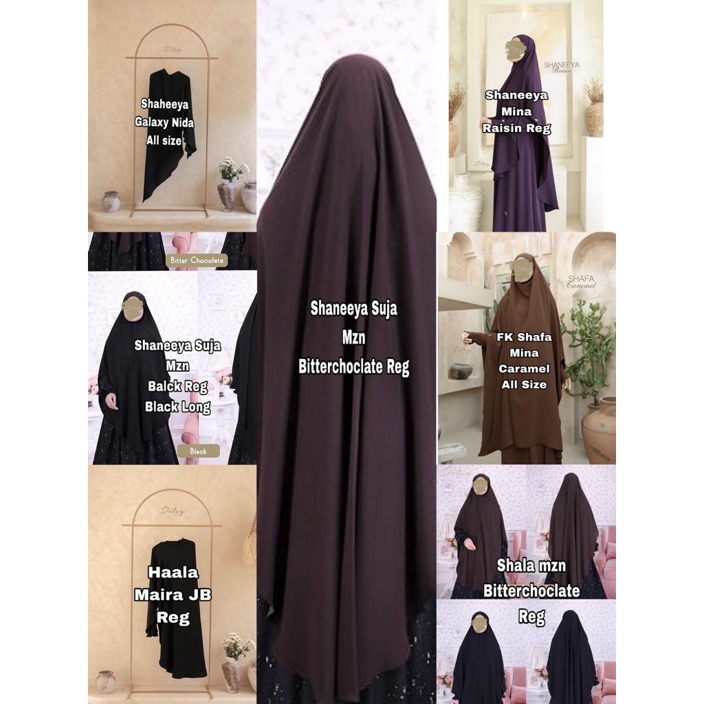 DITSY MOSLEM (KHIMAR SAJA )"SHAALA , SHAHEEYA , HAALA , SHANEEYA SUJA  ,FK , KHIMAR , KHIBAN”