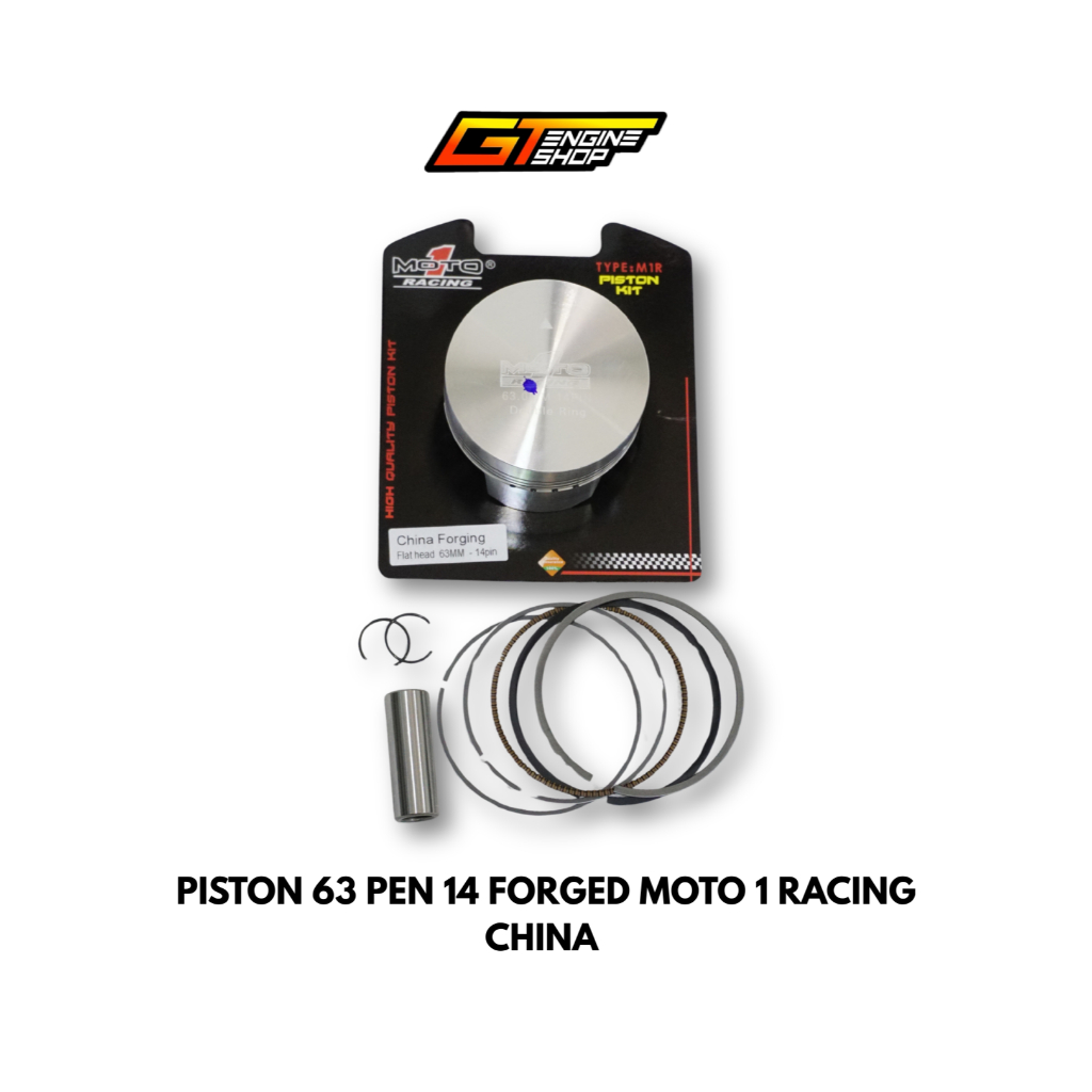 PISTON 63 PEN 14 PIN 14 FORGED MOTO 1 RACING CHINA SEHER FORGING SEMI CEBOL