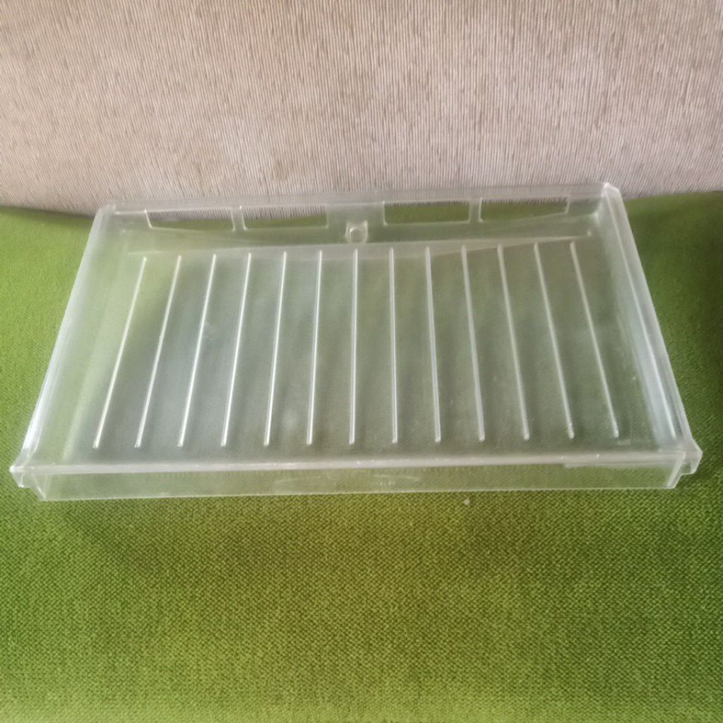 Rak kulkas Sanyo new ruby 1 pintu rak tatakan ikan dan daging kulkas Sanyo new ribu 1 pintu