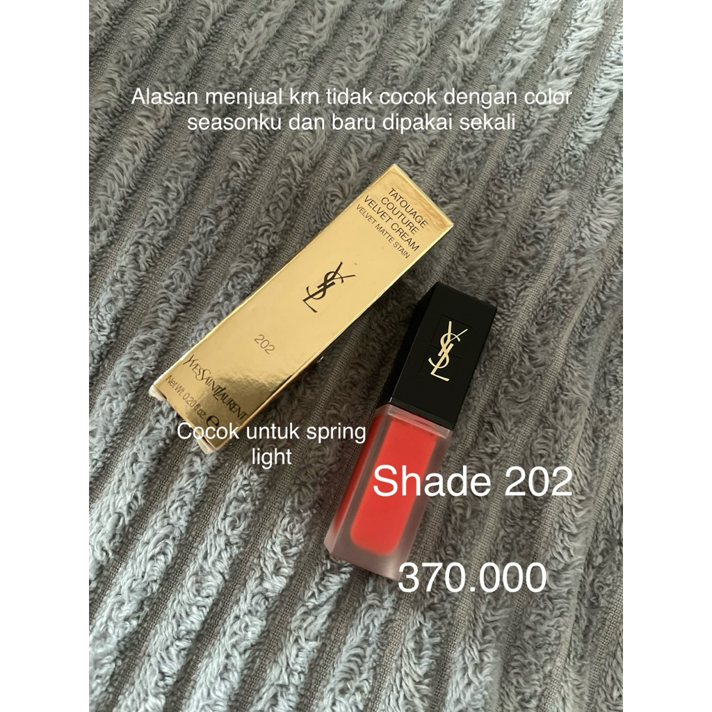 YSL TATOUAGE COUTURE VELVET CREAM 202