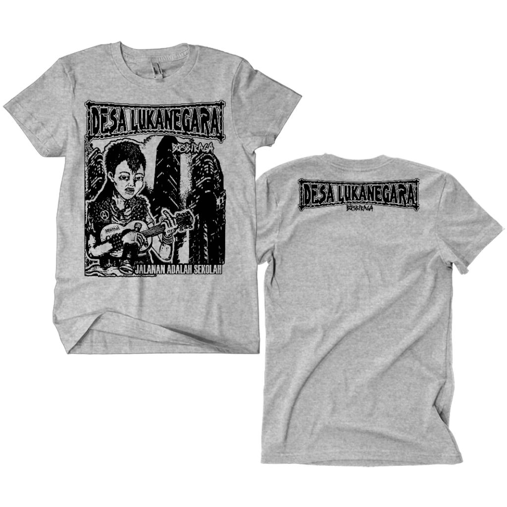Kaos Band Punk Desa Lukanegara - Jalanan misty